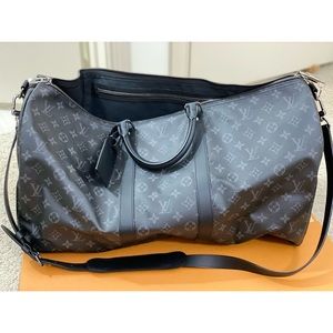 Louis Vuitton Keepall Bandouliere 55 Eclipse Unisx